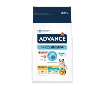 Advance Cat Adult Sterilized Sensitive 1.5кг - сьомга и ечемик